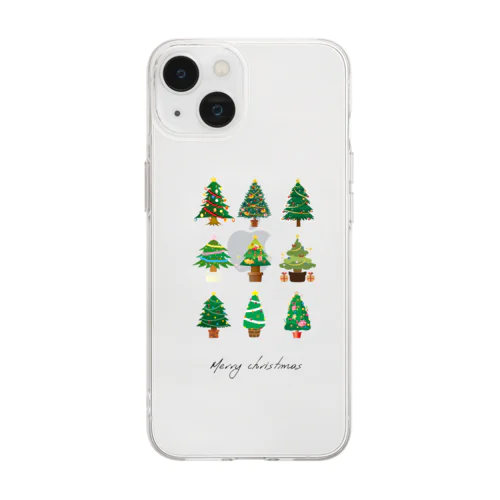 クリスマス25 Soft Clear Smartphone Case