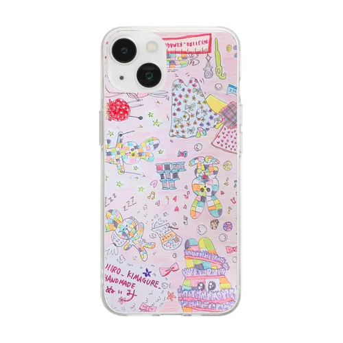 ぬぃみの相棒のミミィ Soft Clear Smartphone Case