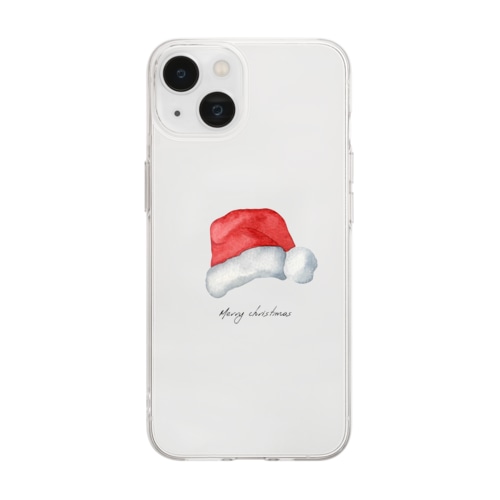 クリスマス30 Soft Clear Smartphone Case