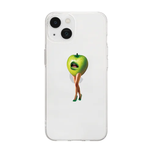 リンゴねーさん★ Soft Clear Smartphone Case