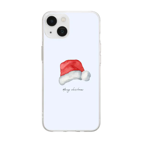 クリスマス30 Soft Clear Smartphone Case