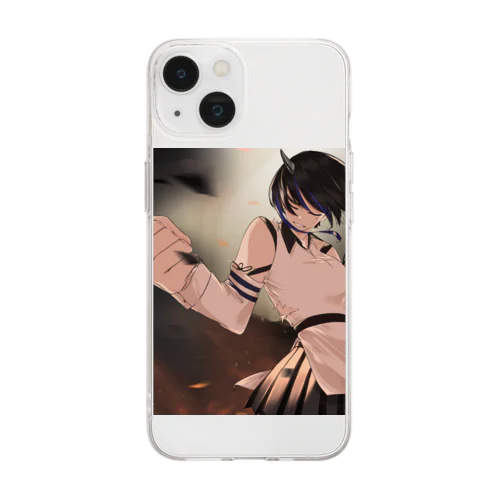 アームストロング上院議員風ルンちゃん Soft Clear Smartphone Case