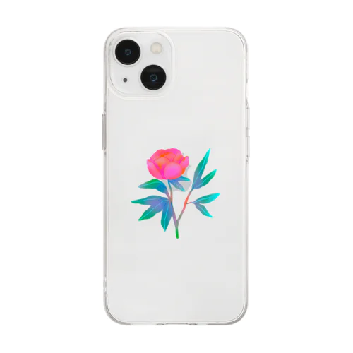 椿3 Soft Clear Smartphone Case