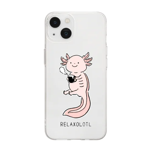 Relaxolotl Soft Clear Smartphone Case