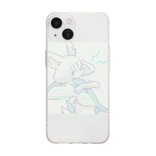 あげないよ Soft Clear Smartphone Case