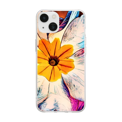 Funky Flower Soft Clear Smartphone Case