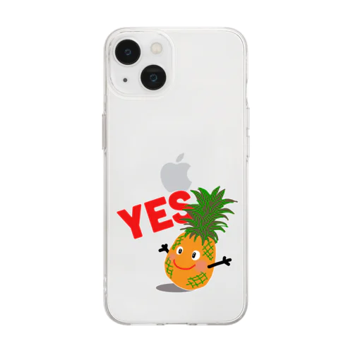 パイナップル　YES Soft Clear Smartphone Case