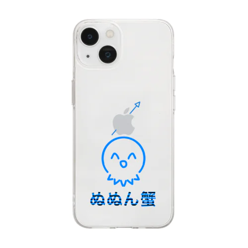 ぬぬん蟹 Soft Clear Smartphone Case