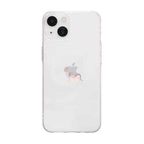 猫1-13 スフィンクス猫 Soft Clear Smartphone Case