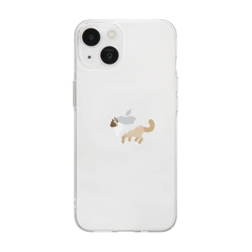 猫1-15 ラグドール Soft Clear Smartphone Case