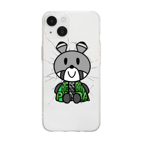 レッスンパンダ君スマホケース Soft Clear Smartphone Case