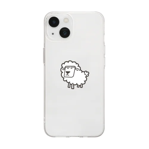 羊1 Soft Clear Smartphone Case