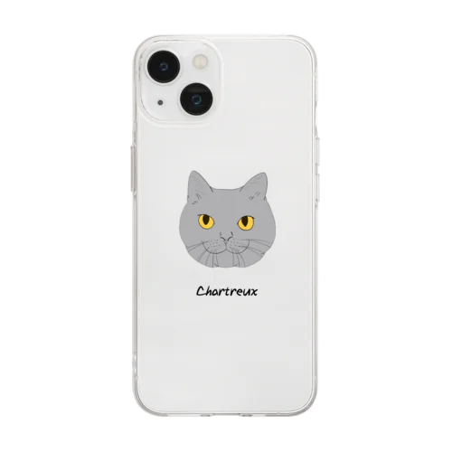 シャルトリュー Soft Clear Smartphone Case