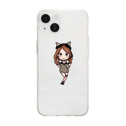 女豹うららん Soft Clear Smartphone Case