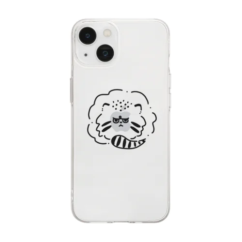 マヌルネコまんじゅう Soft Clear Smartphone Case