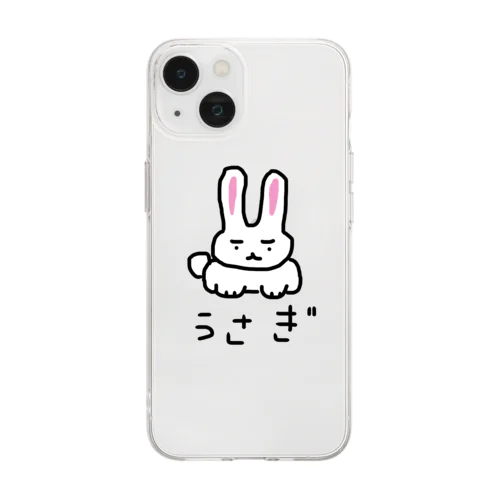 うさぎ Soft Clear Smartphone Case