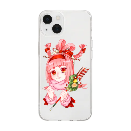 うさぎどしちゃーーん！ Soft Clear Smartphone Case