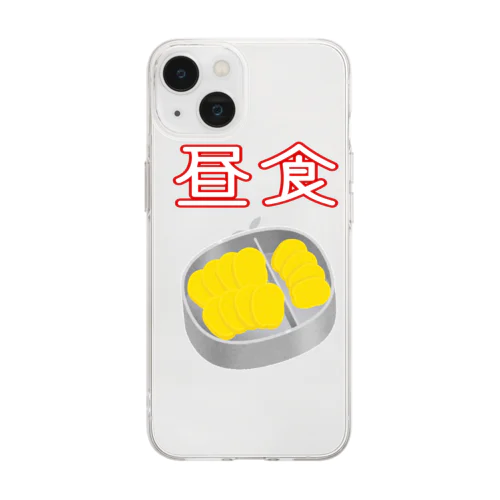 昼食 Soft Clear Smartphone Case