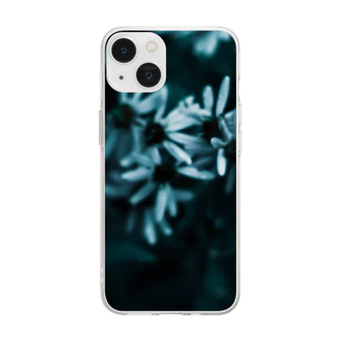 暗い花 Soft Clear Smartphone Case