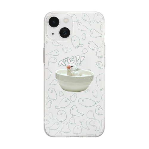 ﾍﾞﾋﾞチャプチャプおふろたいむ Soft Clear Smartphone Case