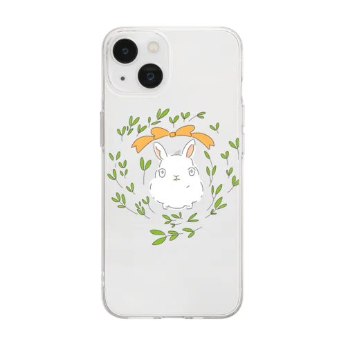 干支シリーズ　うさぎ　2023 Soft Clear Smartphone Case