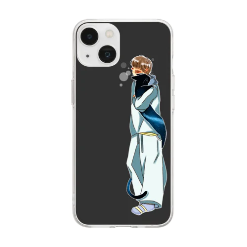 猫かな？ Soft Clear Smartphone Case