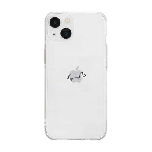 絵心行方不明だっくすふんど Soft Clear Smartphone Case