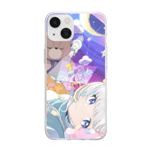 ㊗️1周年記念ぐっず🎉 Soft Clear Smartphone Case