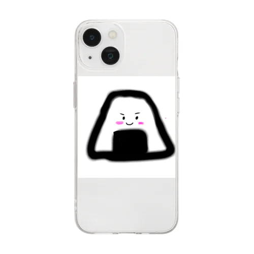 おにぎりの（にぎり君） Soft Clear Smartphone Case