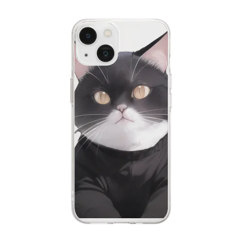 着衣猫 Soft Clear Smartphone Case