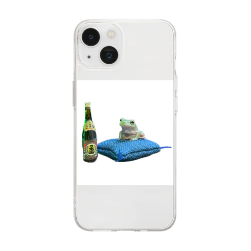 酒飲まにゃやってられぬ。 Soft Clear Smartphone Case