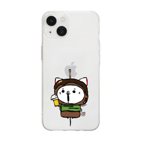 にゃんころげ#0020 Soft Clear Smartphone Case