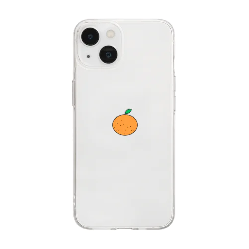 Orange Soft Clear Smartphone Case