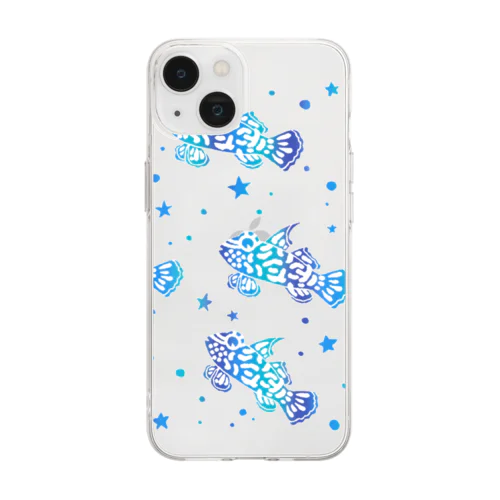 マンダリンフィッシュ Soft Clear Smartphone Case