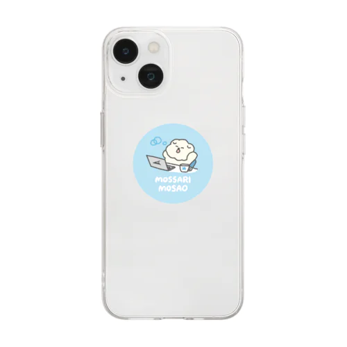 SUZURIともっさりもさお　ねむもさ Soft Clear Smartphone Case