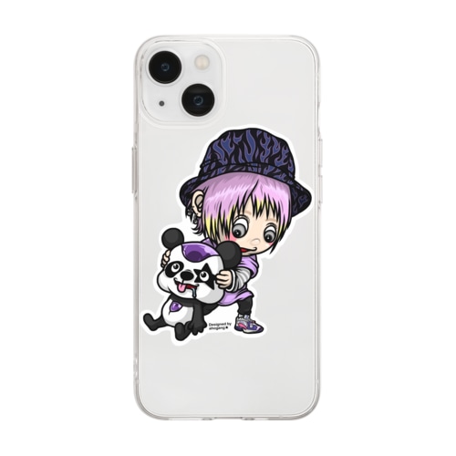 あーちゃんモデル Soft Clear Smartphone Case