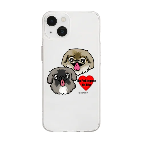 No Pekingese No Life. Soft Clear Smartphone Case