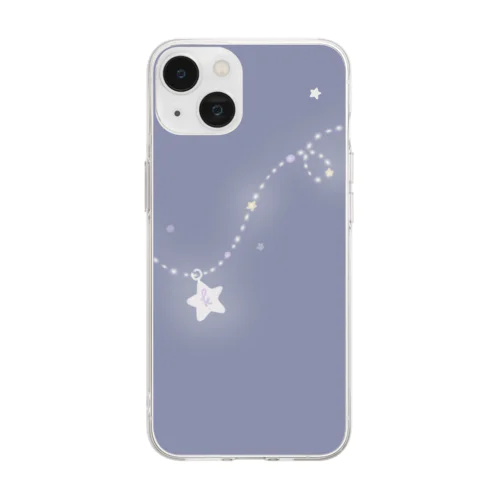 夜空 『ｋ(ケイ) 』 Soft Clear Smartphone Case