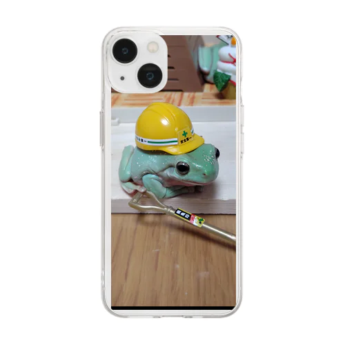 てんてんグッズ Soft Clear Smartphone Case