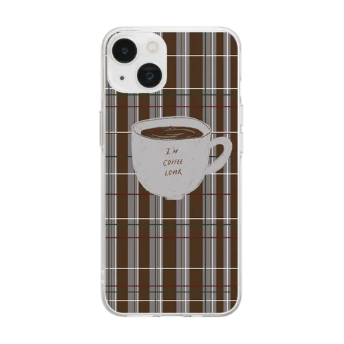 i'm a coffee lover Soft Clear Smartphone Case