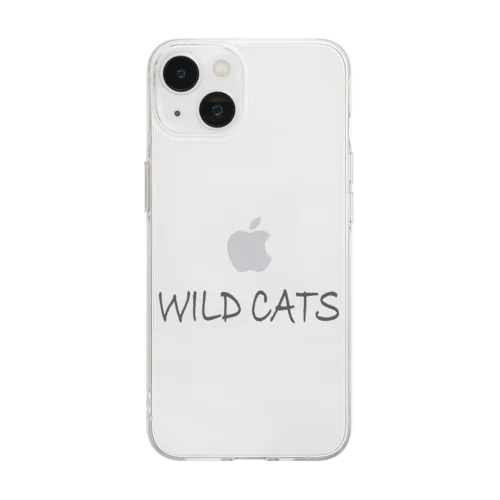 WILD CATSグッズ　3 ソフトクリアスマホケース