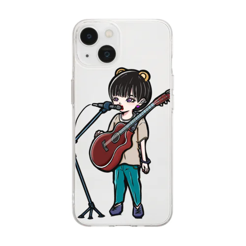 弾き語り Soft Clear Smartphone Case