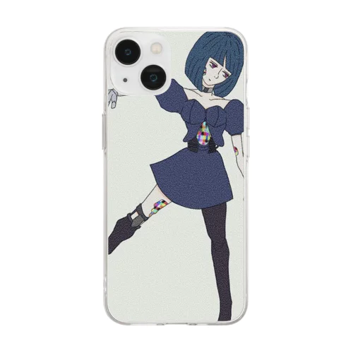 見えてる2号ちゃん Soft Clear Smartphone Case