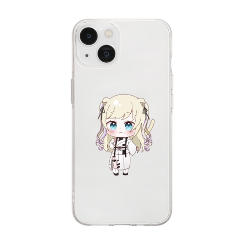 ミニ狛音 Soft Clear Smartphone Case