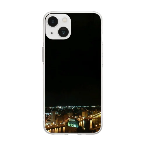 201512061854000　街明かり Soft Clear Smartphone Case