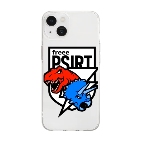 freee PSIRT (white) Soft Clear Smartphone Case