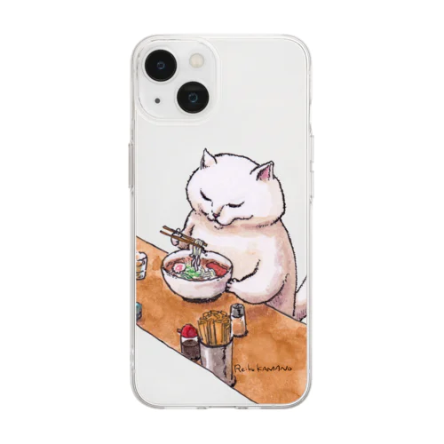 ラーメン・スマホケース Soft Clear Smartphone Case