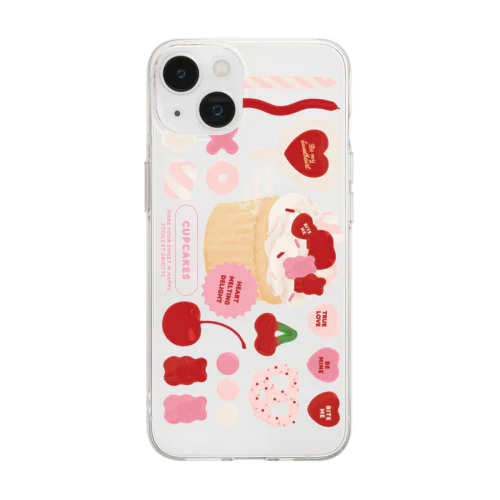 MAKE YOUR CUPCAKES Soft Clear Smartphone Case