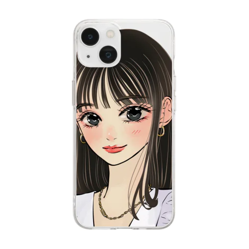 アラサー女のパチ日記公式グッズ Soft Clear Smartphone Case