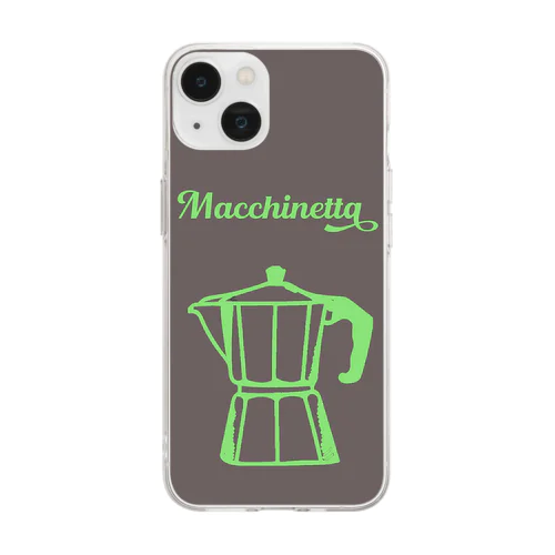 macchinetta green Soft Clear Smartphone Case